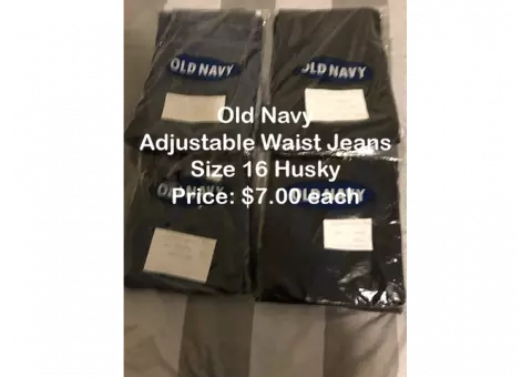 Assorted Old Navy Adjustable Waist Jeans