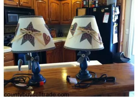 Small desk lamps